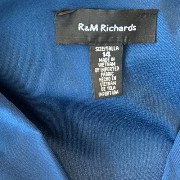 R&M Richards Dress w Rhinestone Buckle 14 - Picture 8 of 9
